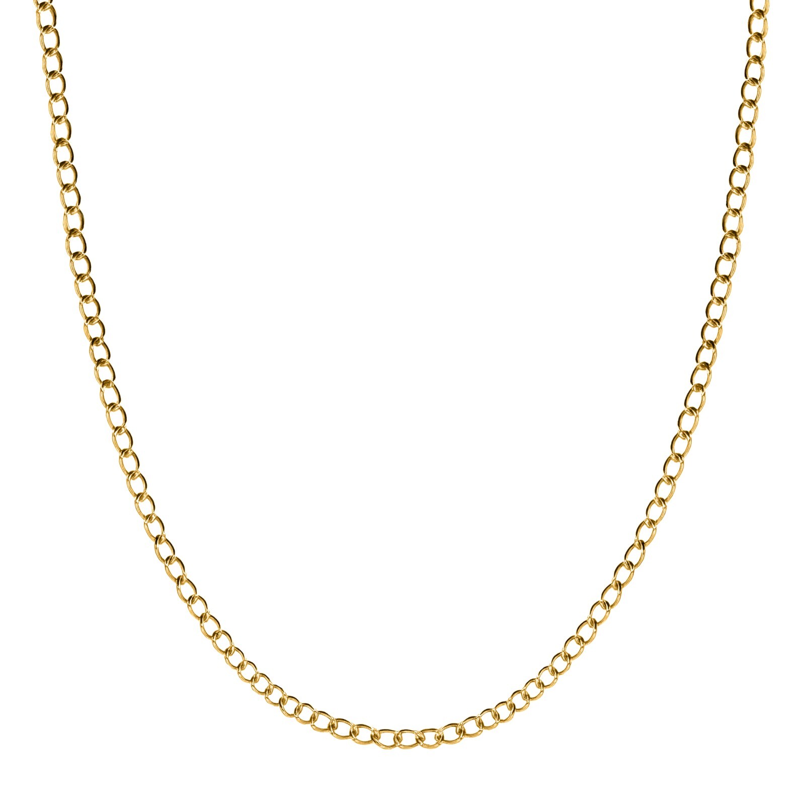 Real Genuine Solid 14k Yellow Gold Filled Cuban Chain Necklace 20 inch Men Women