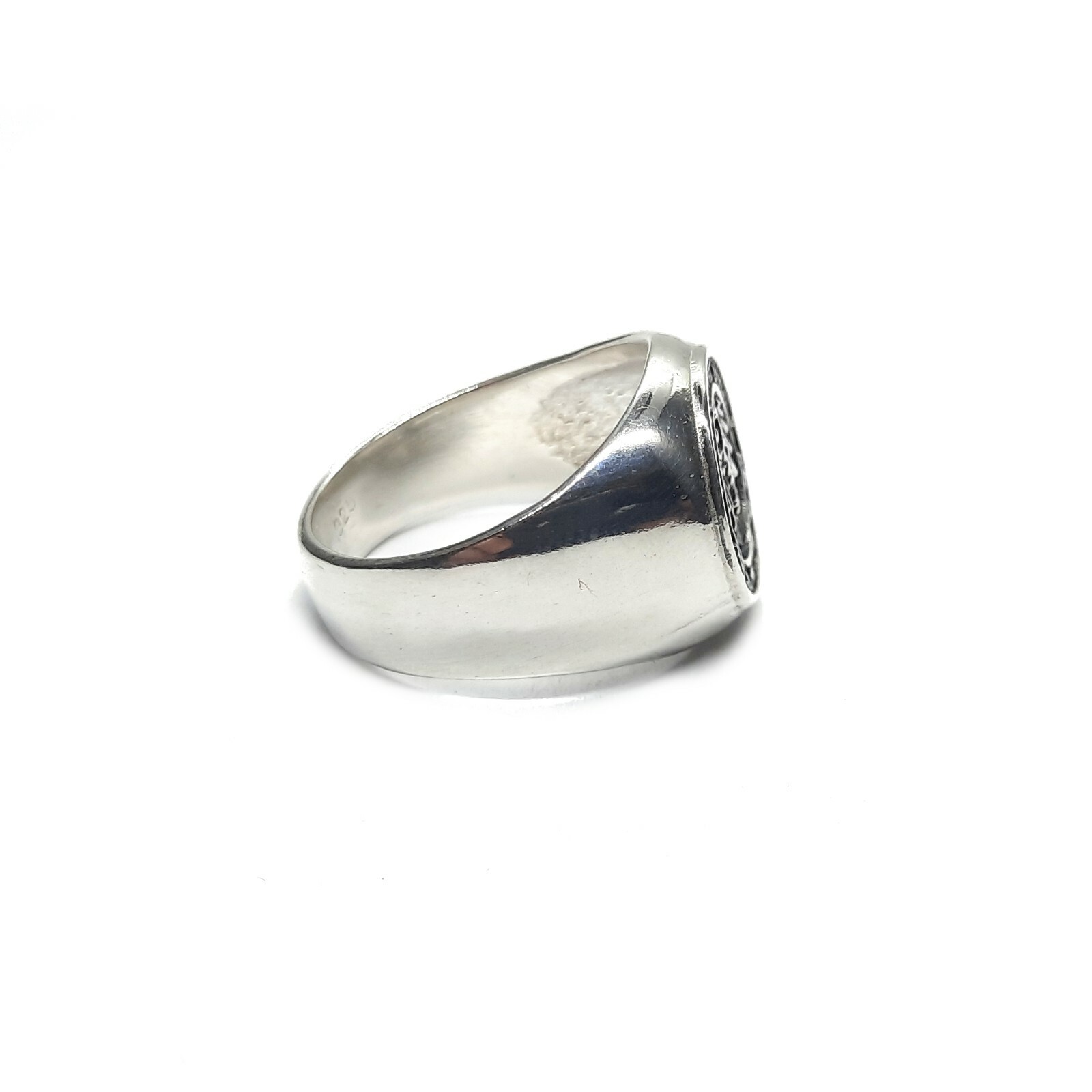 Sterling Silver Mens Ring Eagle 925 Solid Got With Us Signet Ring Handmade