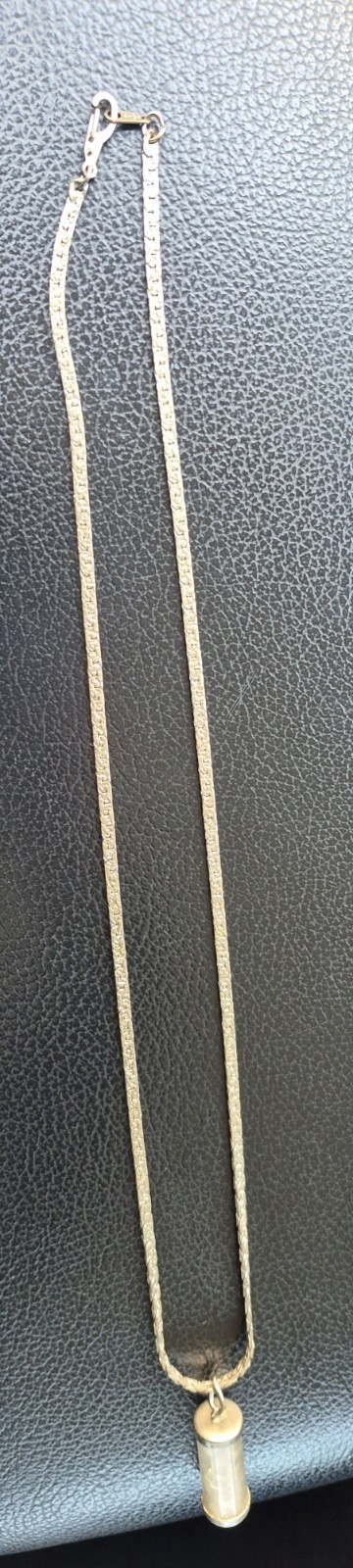 14KGP Yellow Gold Rope Chain Necklace Lobster Clasp Signed No Stone