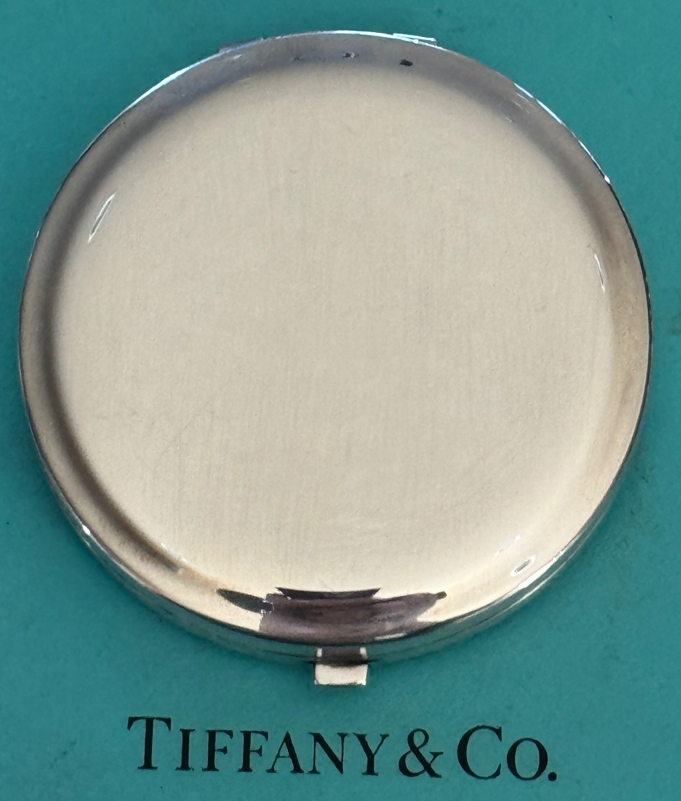 Tiffany & Co Compact With Mirror Sterling Silver 925
