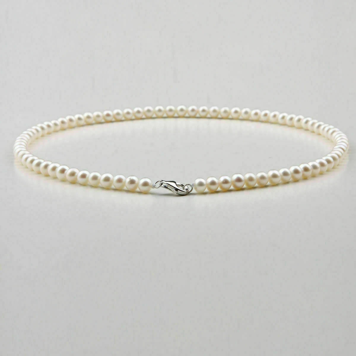 NEW Stunning AAAA 6-7 MM SOUTH SEA NATURAL White PEARL NECKLACE 18 Inch