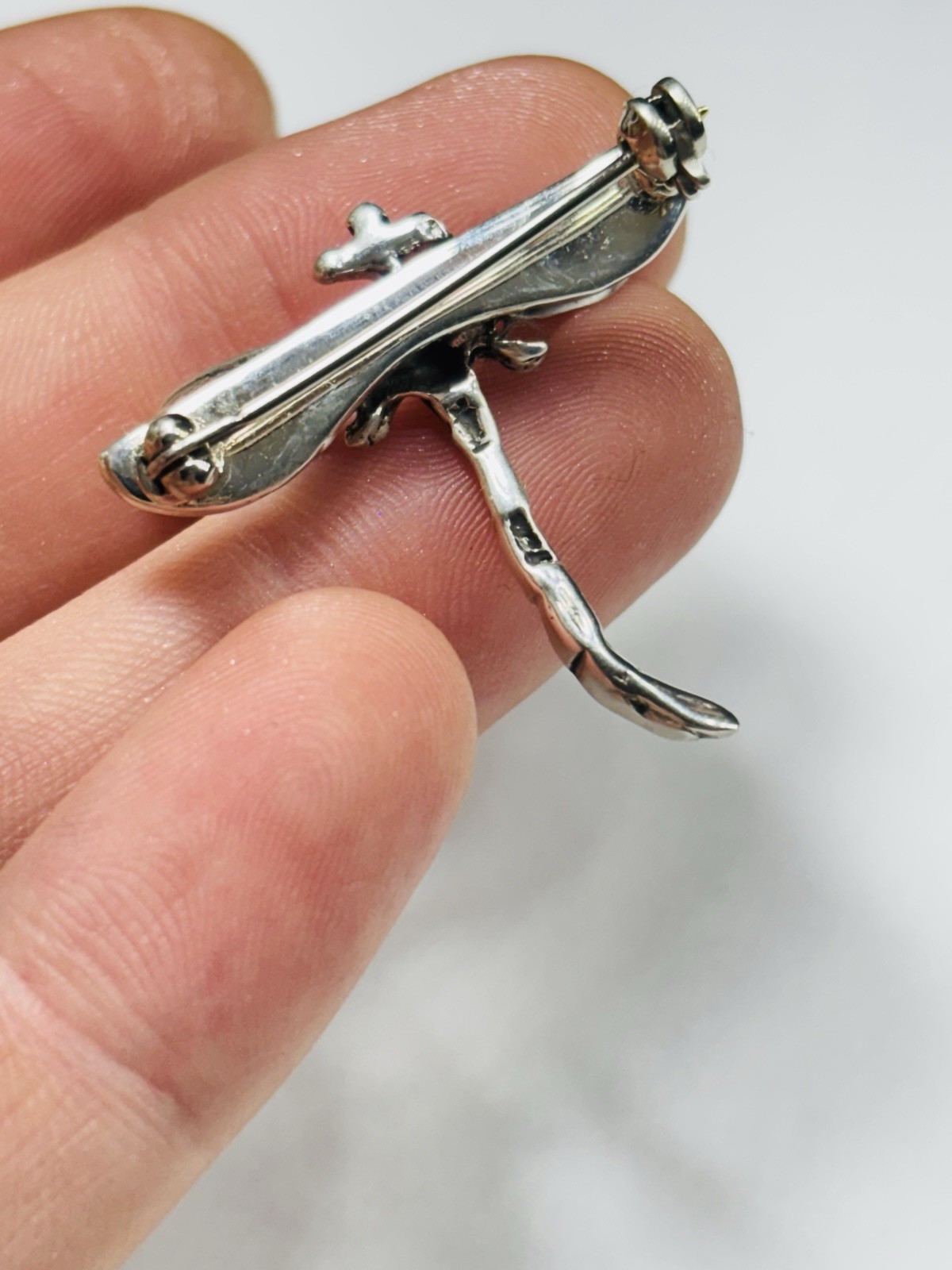 Mirage silver dragonfly brooch never worn