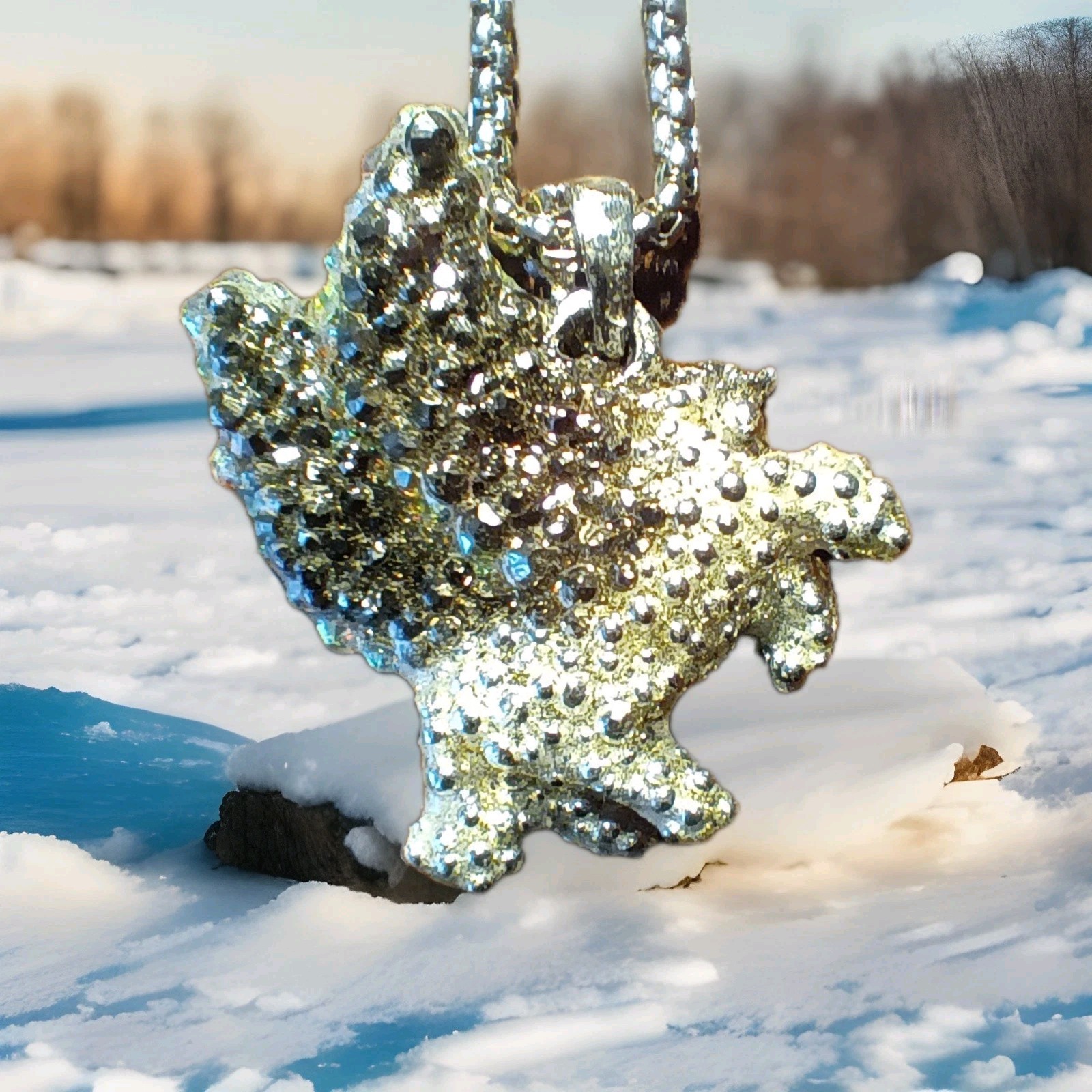 Crystal Unicorn Pendant Necklace, Handmade, Reversible – The Perfect Gift!