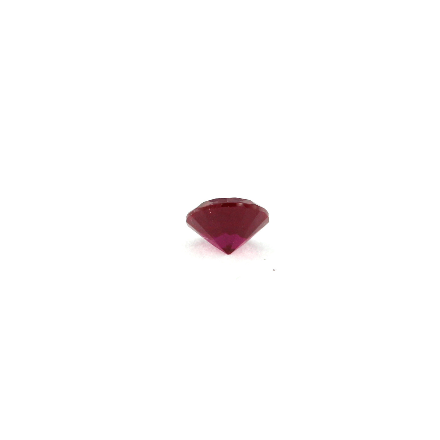 Loose Round Cut Garnet CZ Stone Single Red Cubic Zirconia Jan Birthstone Shape