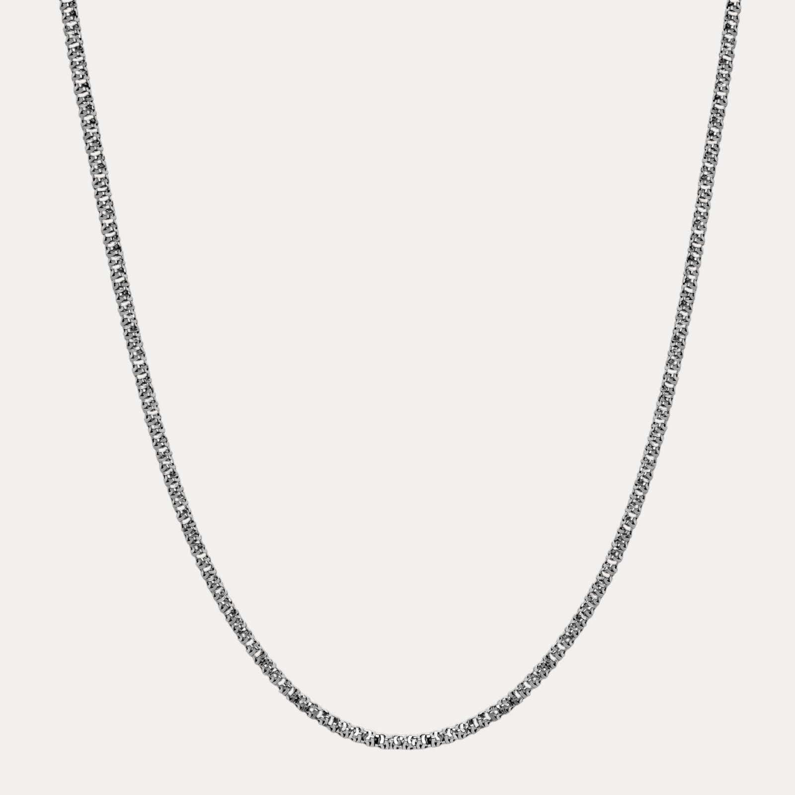 925 Sterling Silver 4mm New Sparkle Necklace