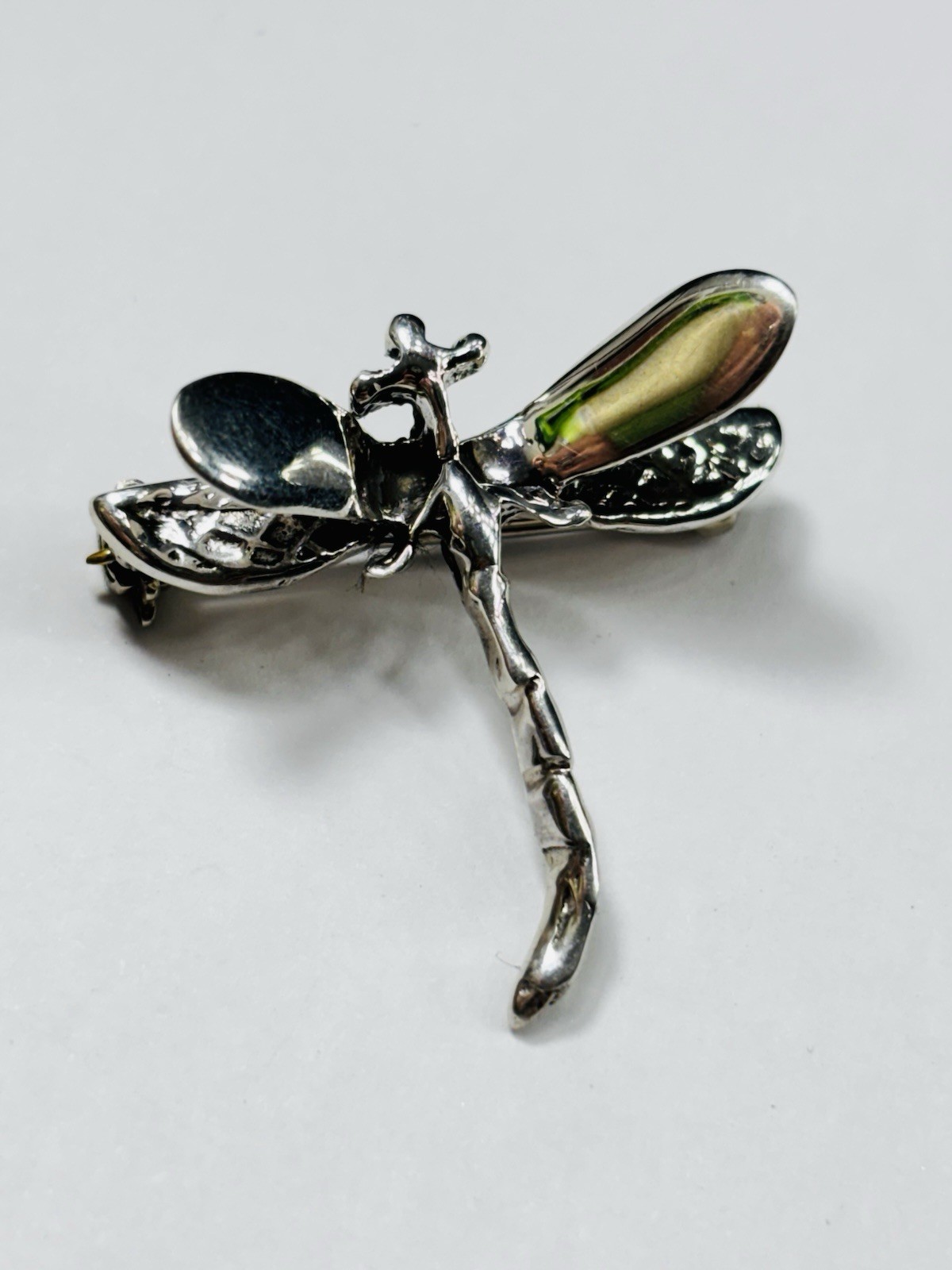 Mirage silver dragonfly brooch never worn