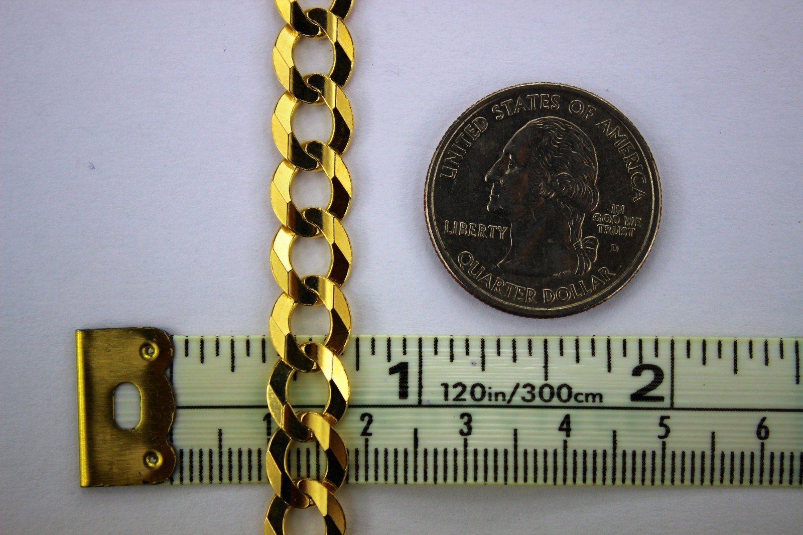 14K SOLID GOLD CUBAN LINK CHAIN NECKLACE FOR MEN WOMEN 2.5 ~ 11.5mm 16 ~ 30″