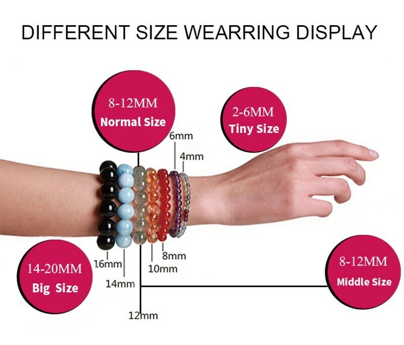 5A Natural Smooth Rose Quartz Stone Elastic Bracelet Gif Bag Digital Certificate