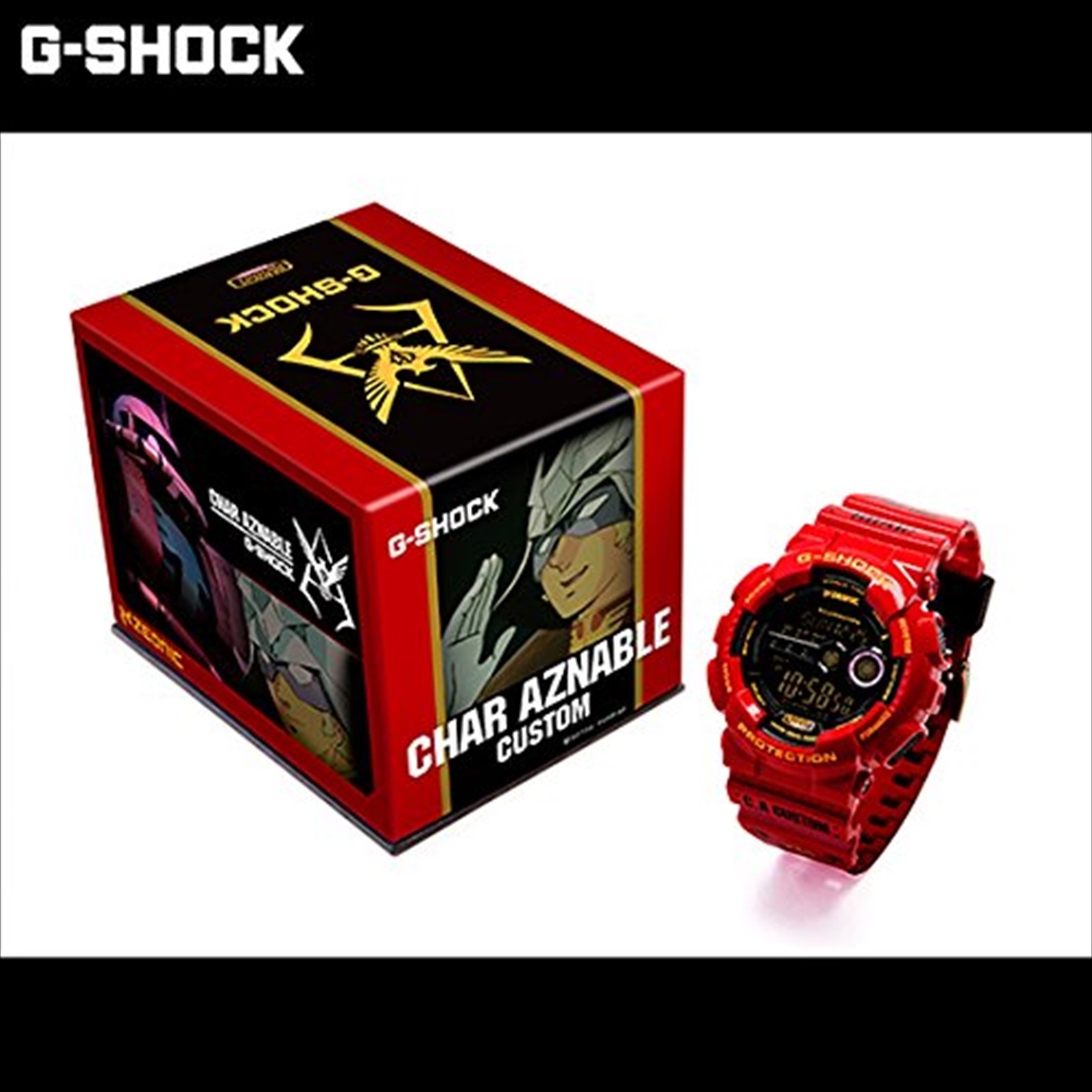 G-shock x Char Gundam Gshock limited 35th anniversarry BANDAI Japan NEW