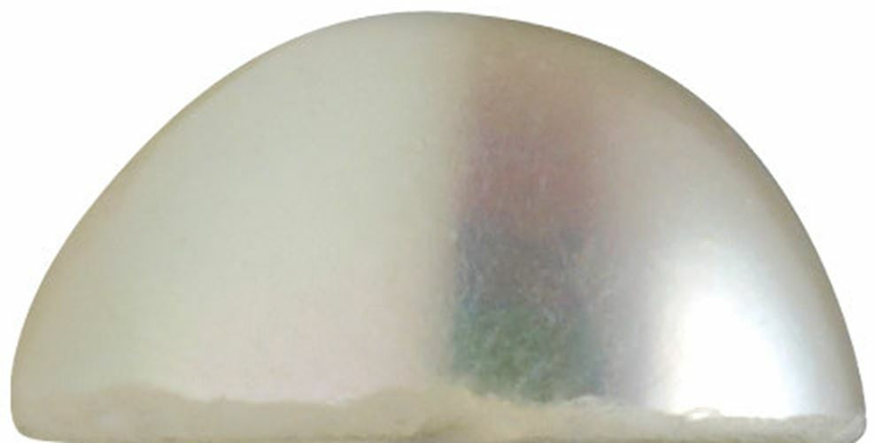 Natural Extra Fine White Freshwater Seed Pearl – Half-Round – Un-Drilled – China