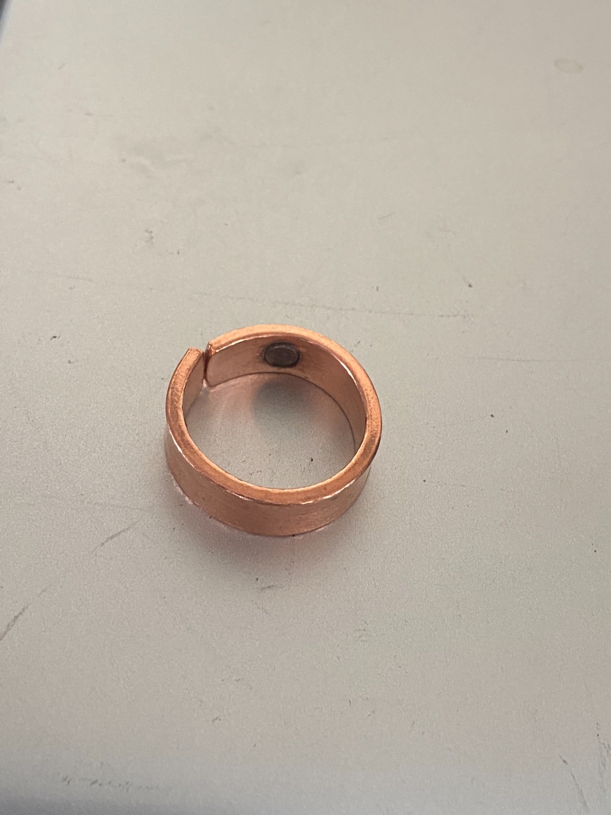 Pure Copper Magnetic Ring, Plain Copper Band, Arthritis Pain Relief, Adjustable