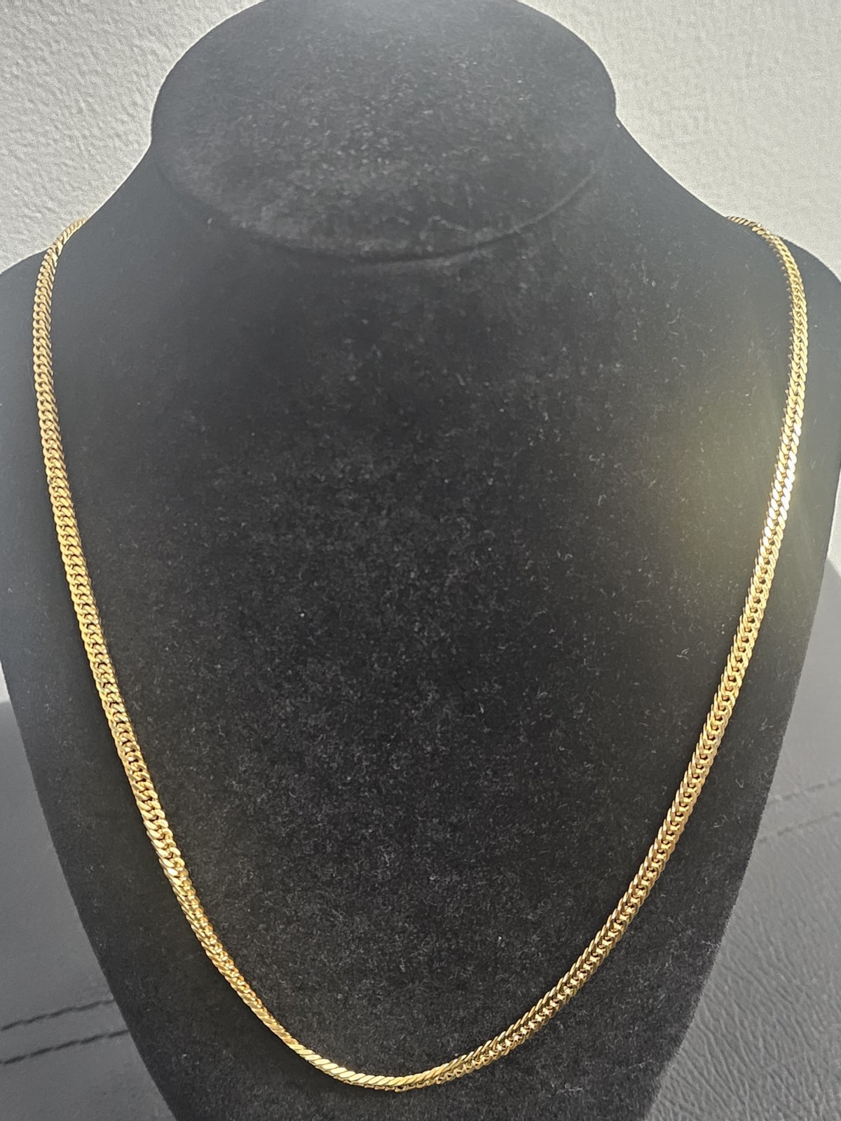 30in Gold Stainless Steel-3.4mm Miami Cuban Link Chain Necklace