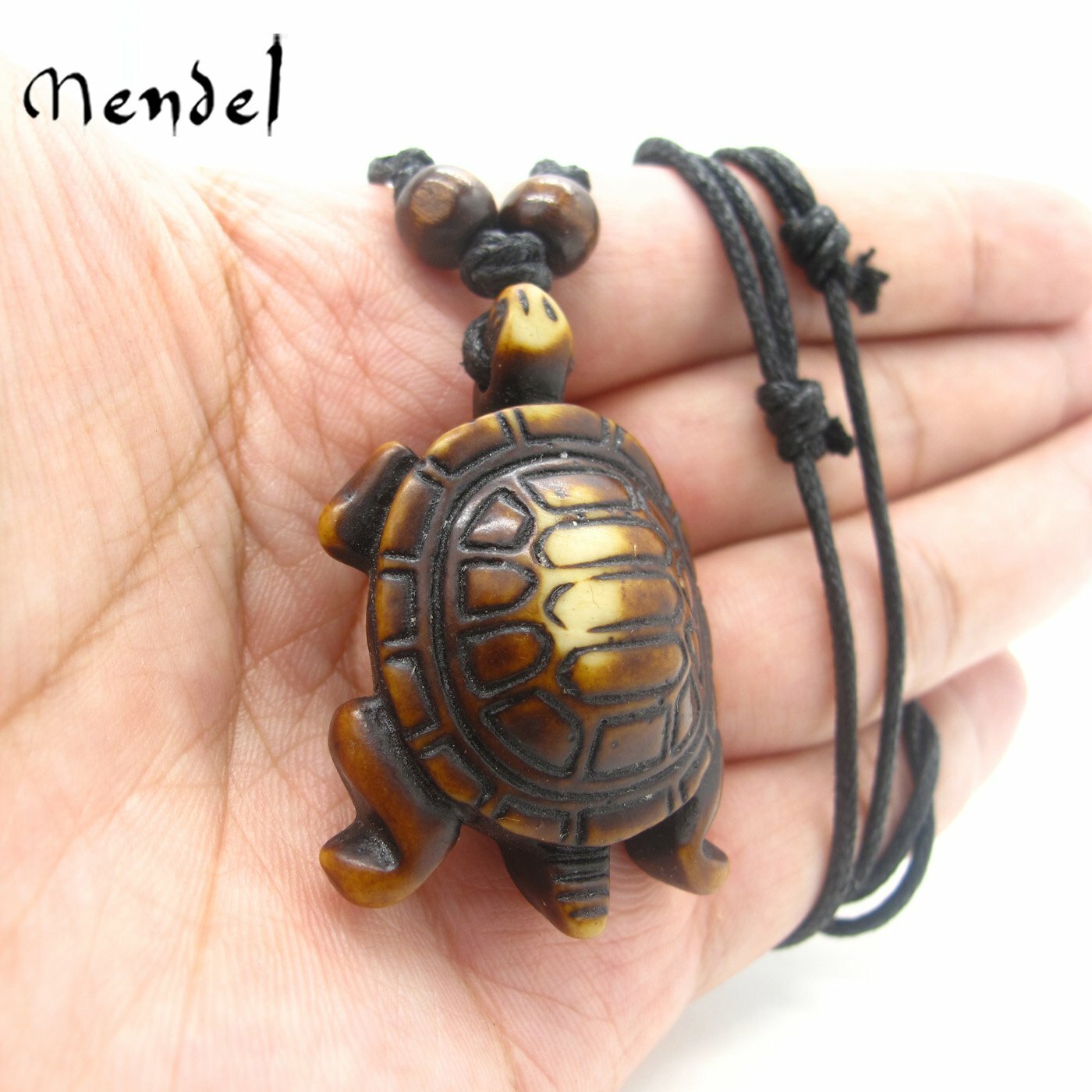 MENDEL Unisex Large Sea Turtle Pendant Necklace Men Jewelry Free Shipping