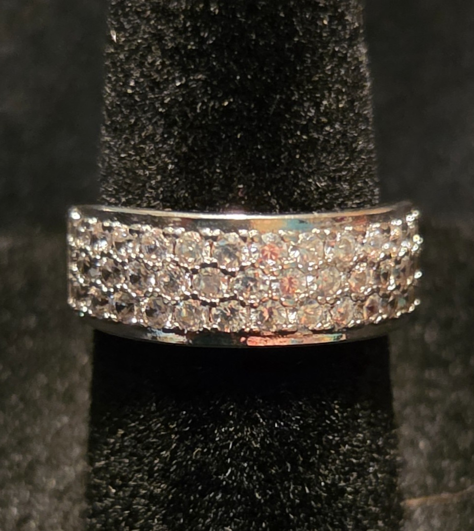 14k White Gold Filled Ring Size 6