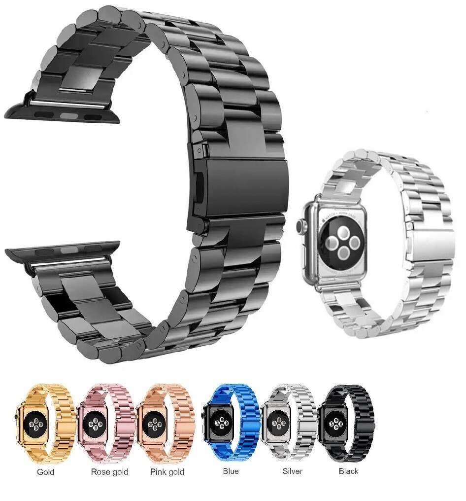 Stainless Steel Apple Watch Band 42 44 45mm For iWatch Series SE 8 7 6 5 4 3 2 1