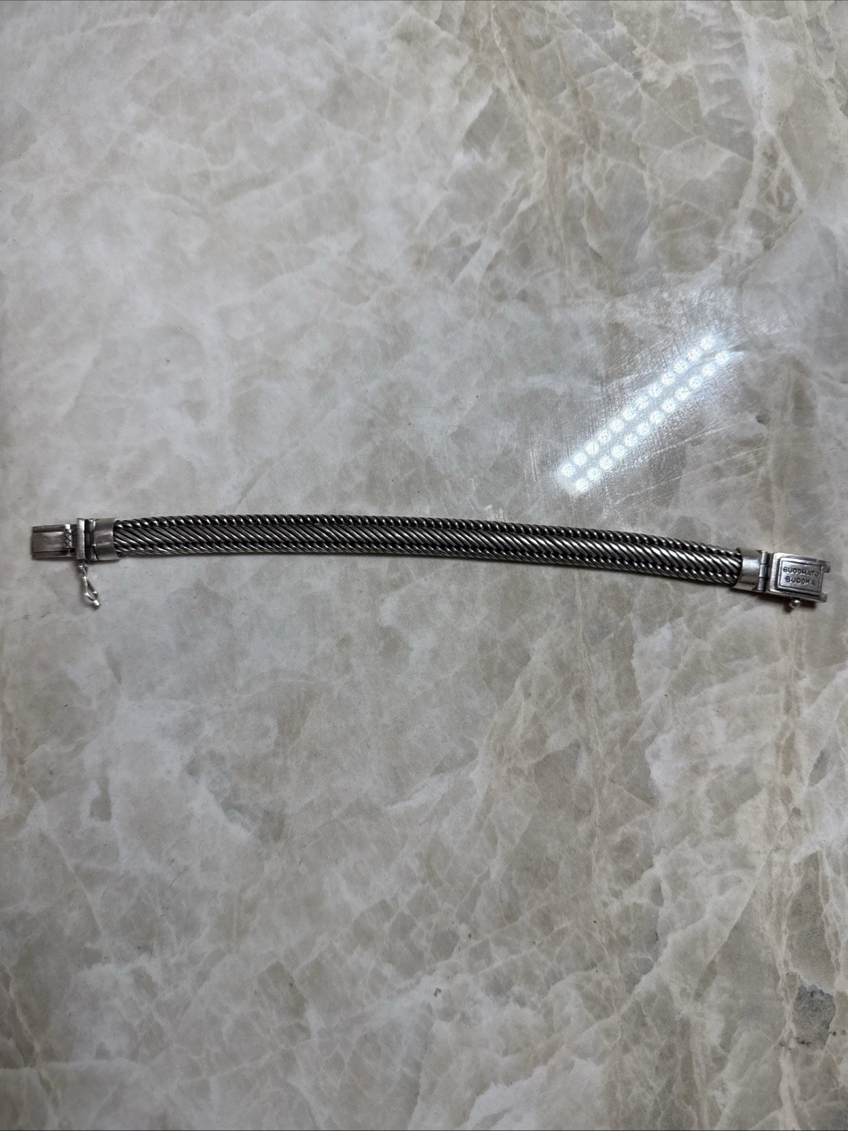 .925 STERLING SILVER BRACELET ” CLOSED 8.5″ LONG