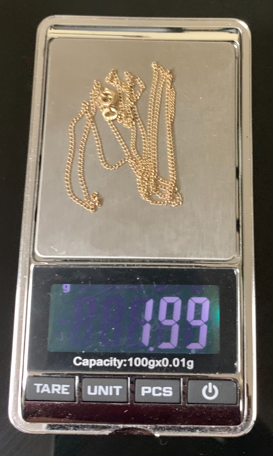 Necklace anchor chain solid gold ⋆ladies s men⋆55cm⋆1.99gr. 333⋆Gold Chain⋆