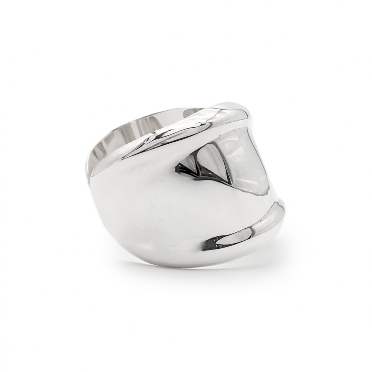 Tiffany & Co. Elsa Peretti Bone Cuff Bracelet Small Left Hand Silver 925