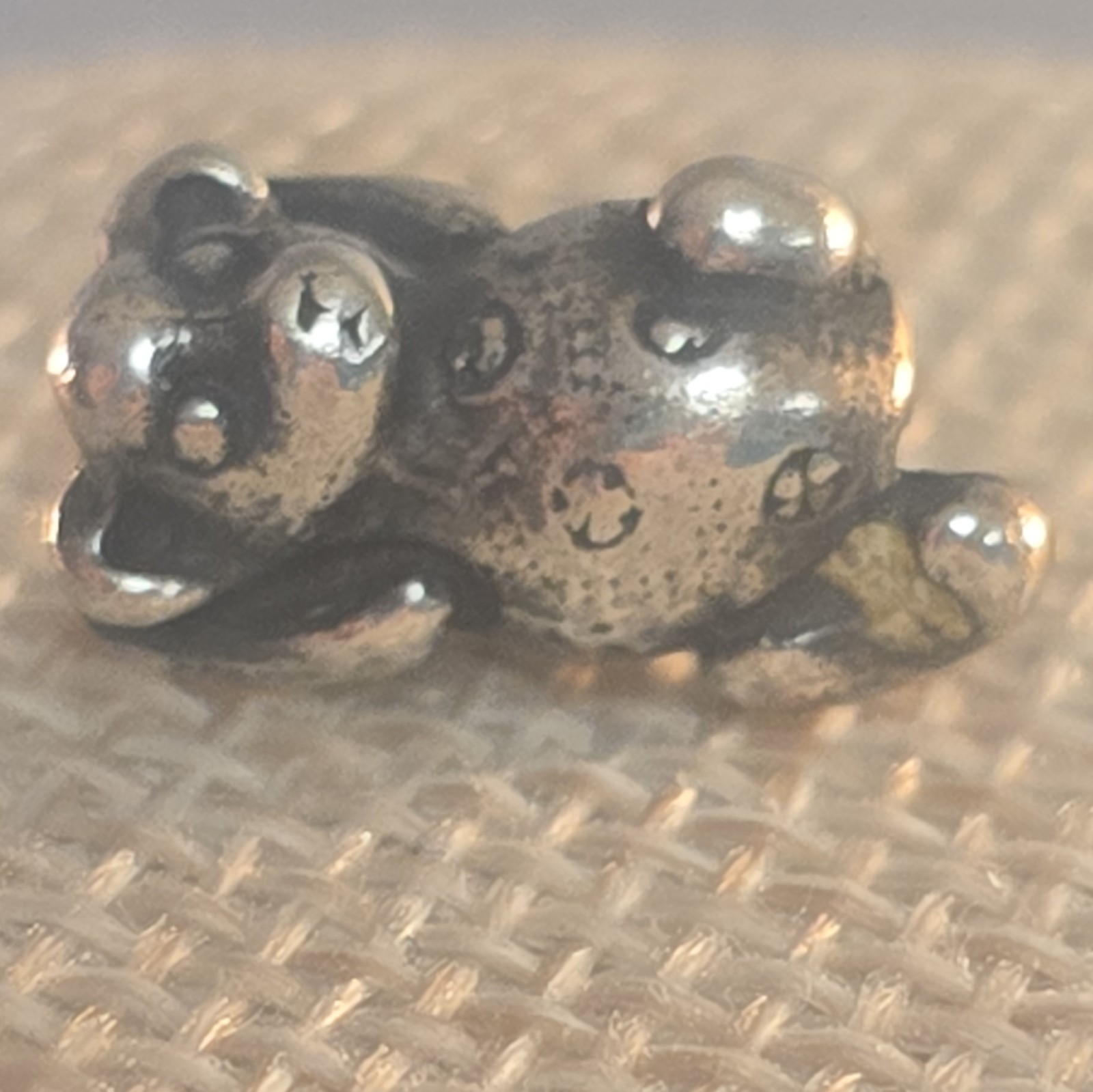 Authentic Trollbeads, Retired, Cute Teddy Bear 11359, Sterling Silver Bead, NEW!