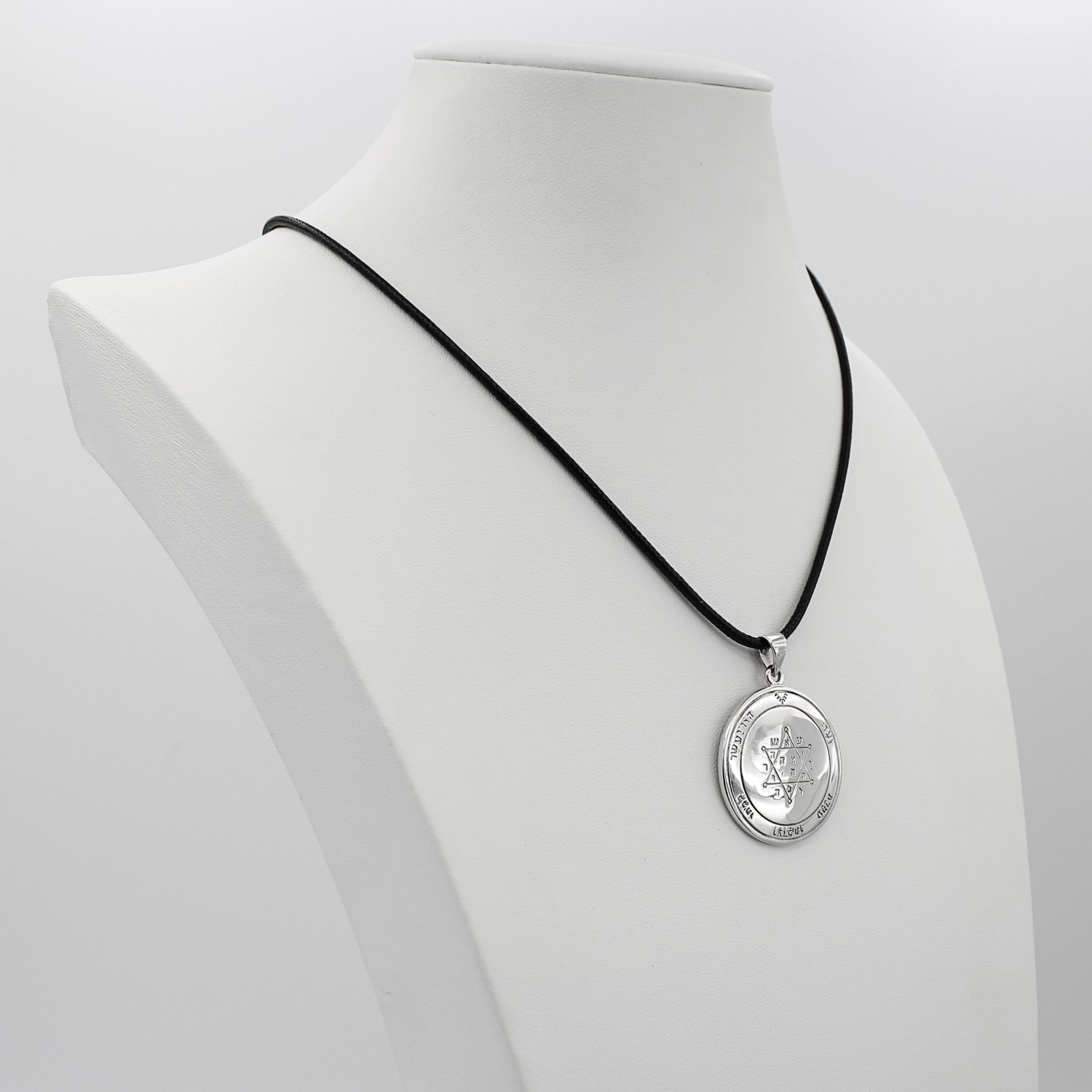 Sterling Silver Second Pentacle of Jupiter Talisman Prosperity – Key of Solomon