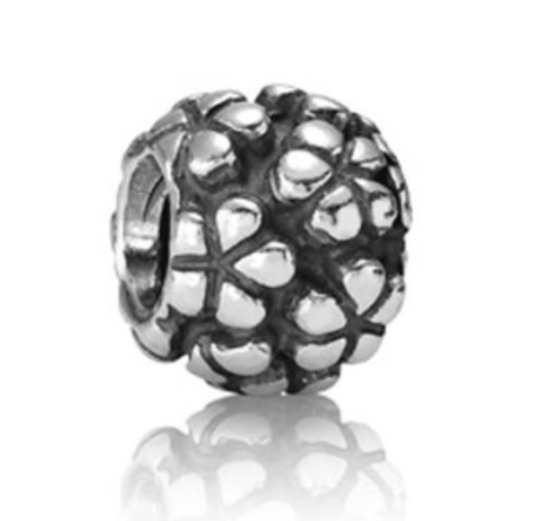 Auth. Ret. Pandora SS 925 Flower Power Bead – #79292.  Brand new.
