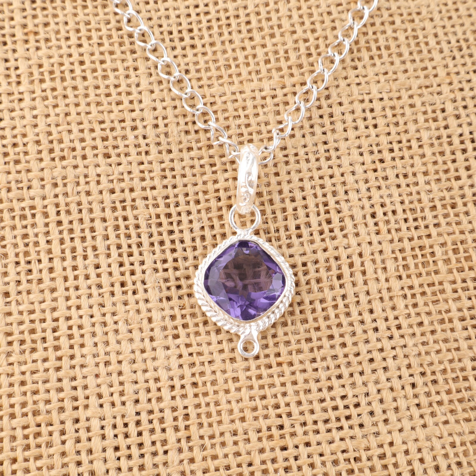 Iolite Gemstone Handmade 925 Sterling Silver Jewelry Pendant Gift For Love