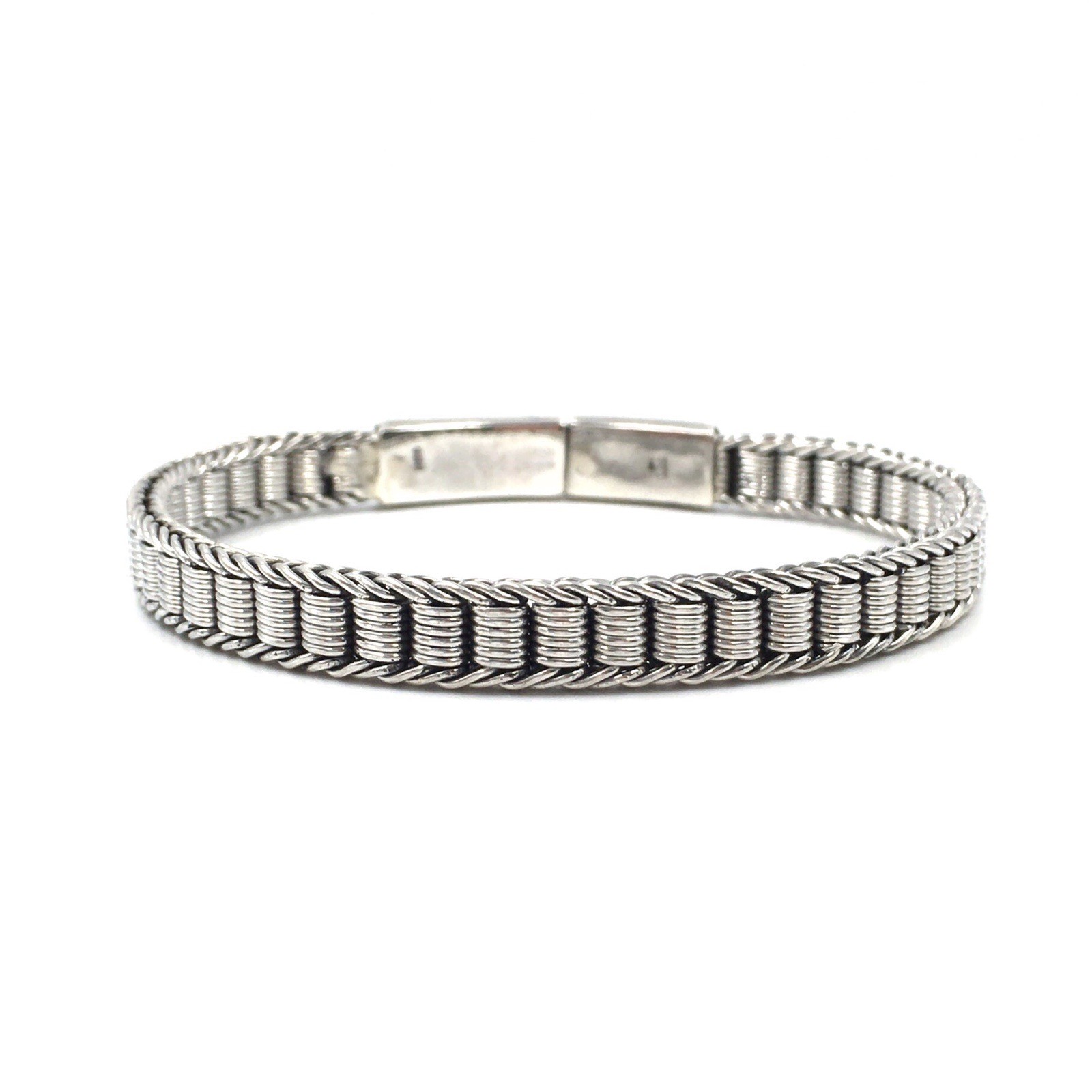 925 Sterling Silver Bracelet 19.5cm Solid Mens Jewellery 7.8mm Solid 29.8gr