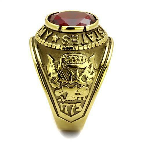US Army Ring United States Armed Forces Military Rings Surplus of Silver & Gold