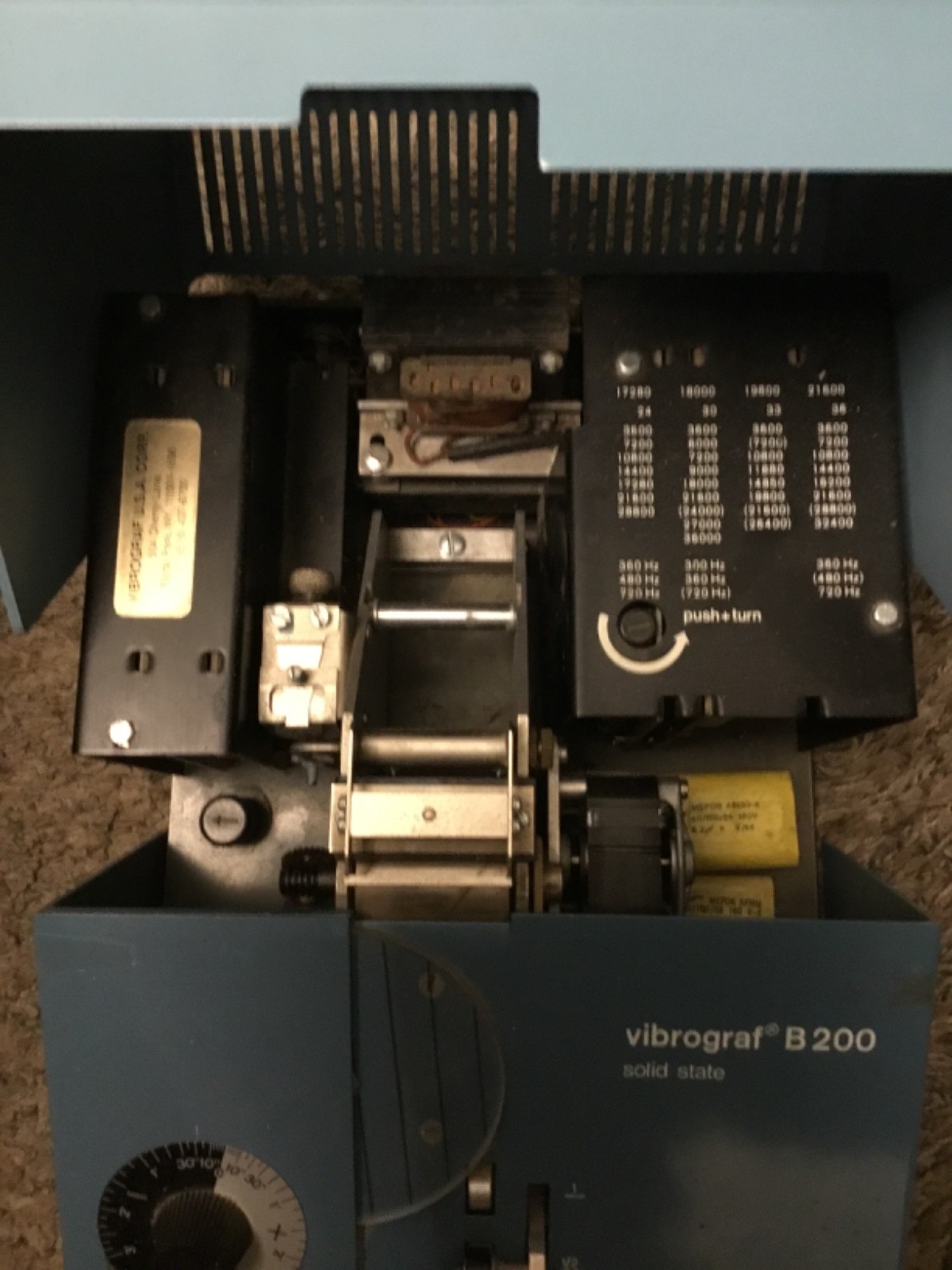 vibrograf b200 sold state none working