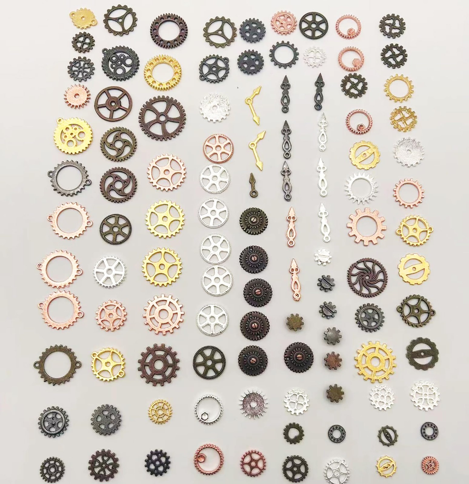 YYHDTYFY 50g Mixed Steampunk Gears Accessories Decor size, color