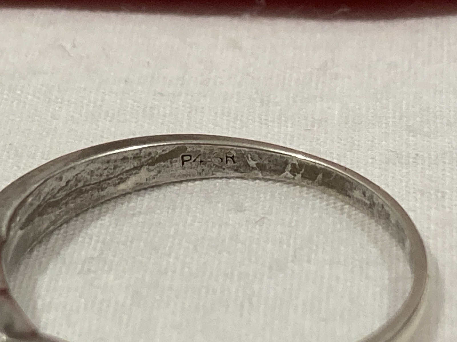 P4SR (Sterling Silver, Palladium, Gold, Platinum) Diamond Mens Band Ring SIZE 10