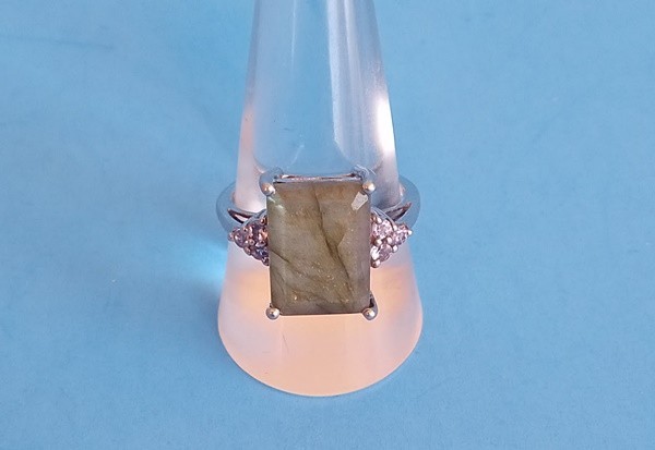 Chuck Clemency Gemstone STS Sterling 925 Ring – (ST10)