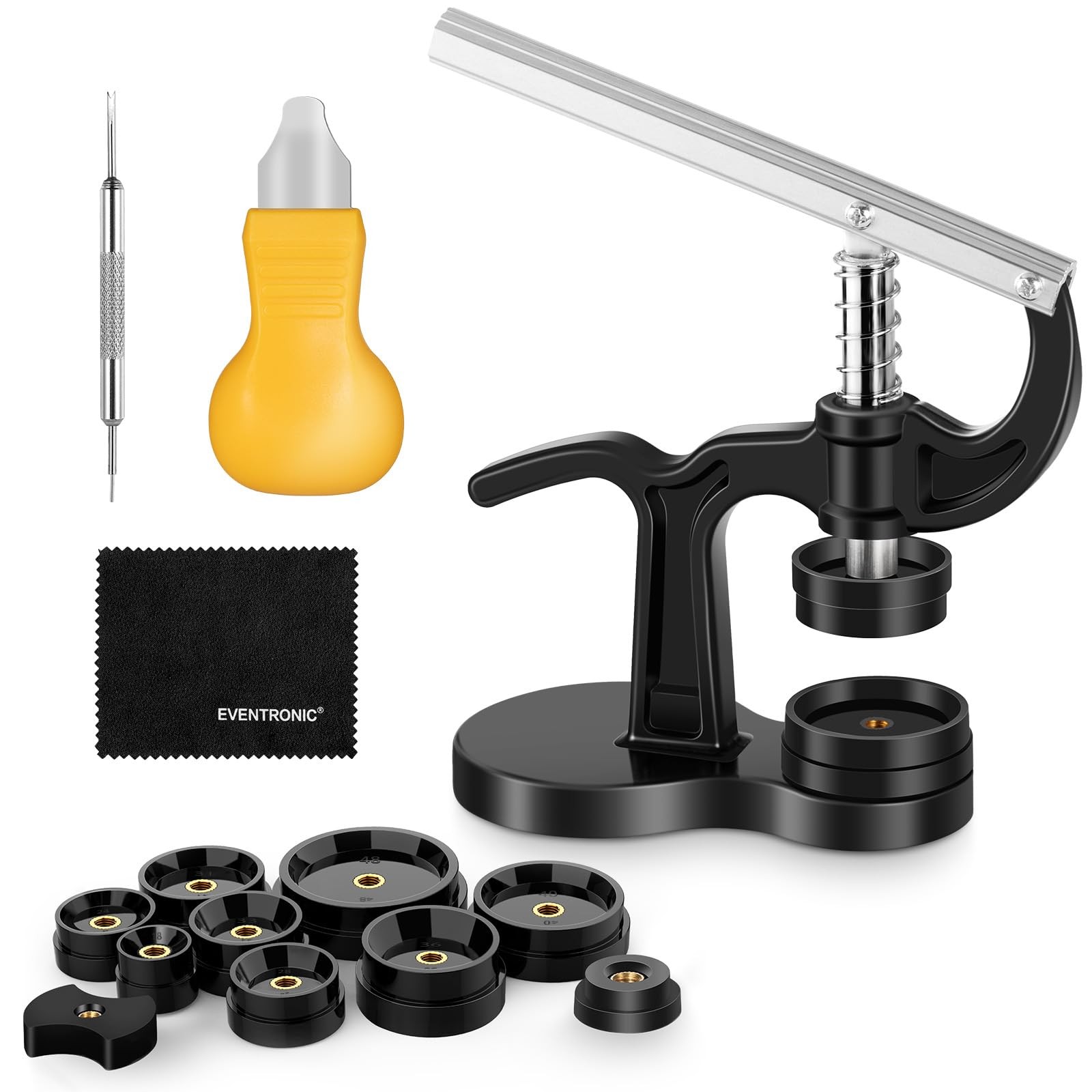 16Pcs Watch Press Tool Set, Back Case Closer for Closing Watch Cover, Watch Batt