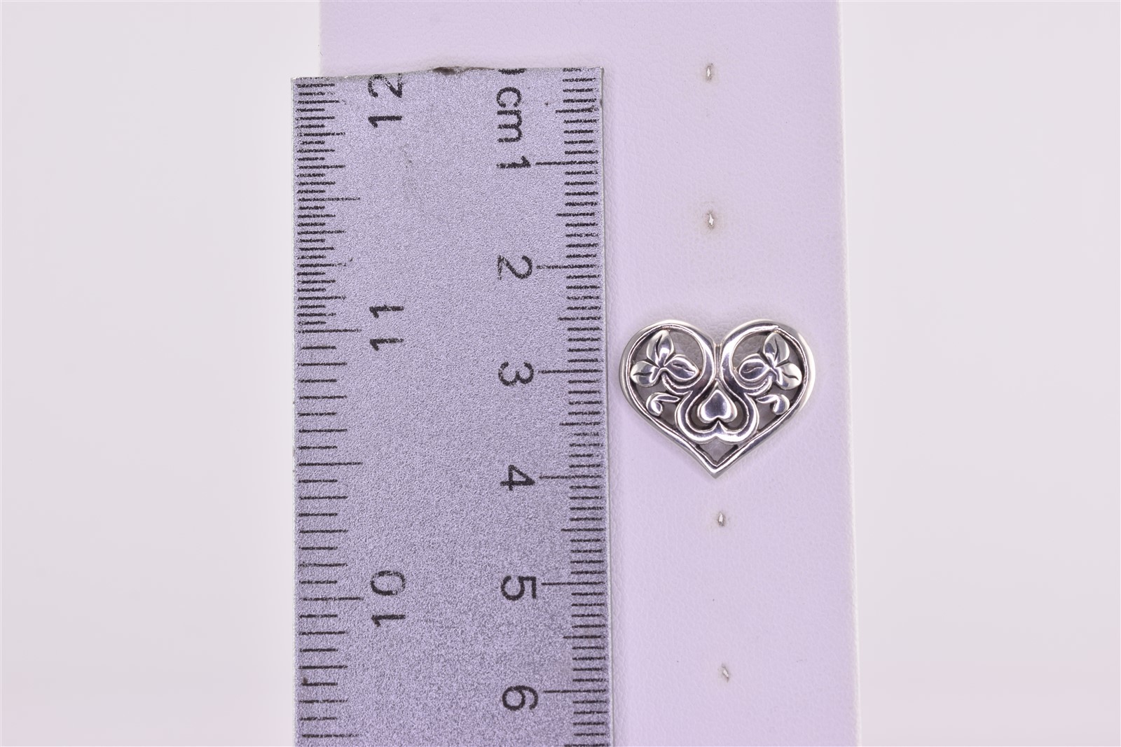 OC Tanner Sterling Silver 19mm x 15mm Scrolled Hearts 925 Post Stud Earrings