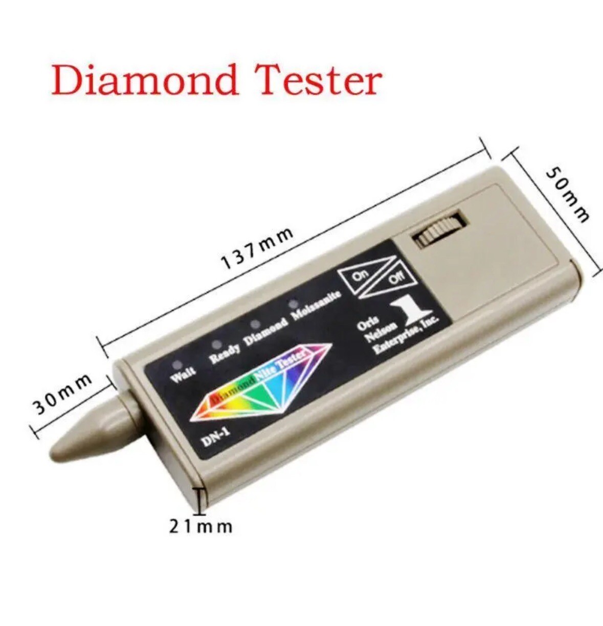 Diamond Nite Dual Tester Test For Moissanite And Diamonds DN-1 Top Quality Item