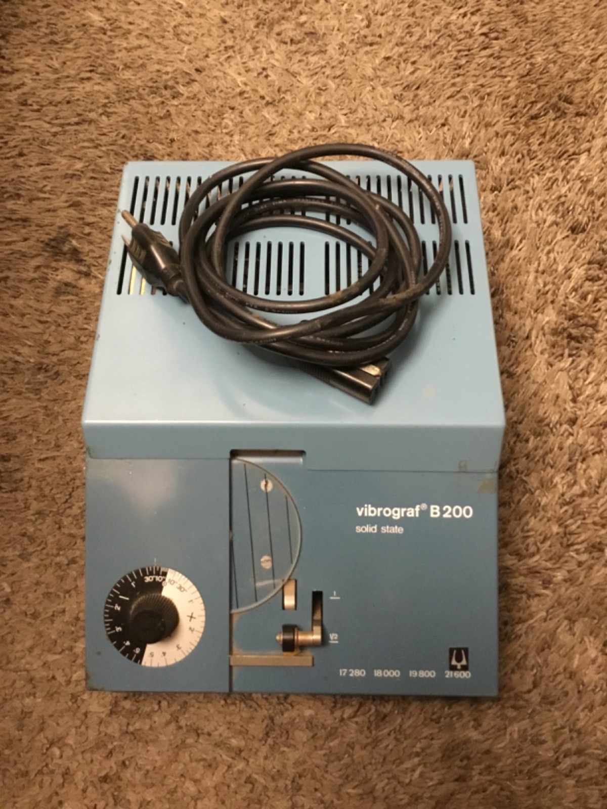 vibrograf b200 sold state none working