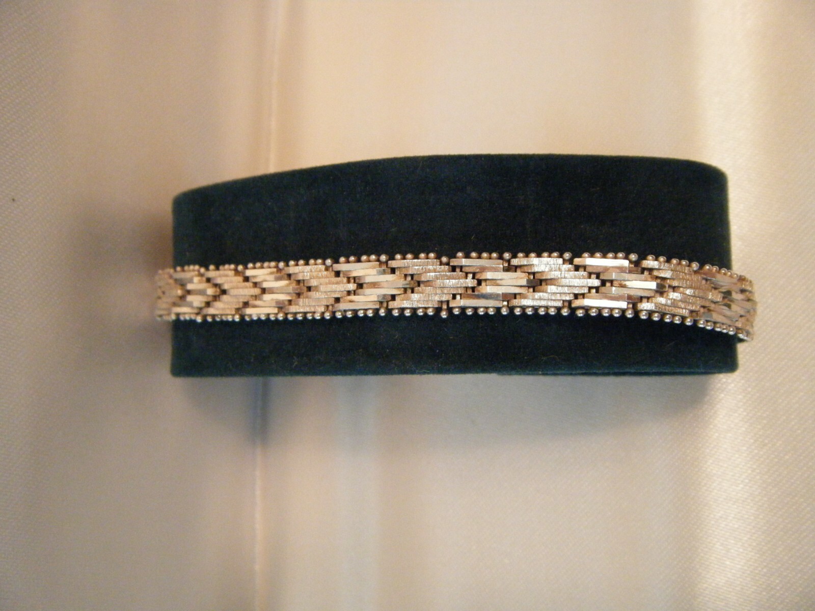 💕 STERLING SILVER .925 WEAVE BRACELET ITALY 7″ 7 CM 8 GM 3PT8