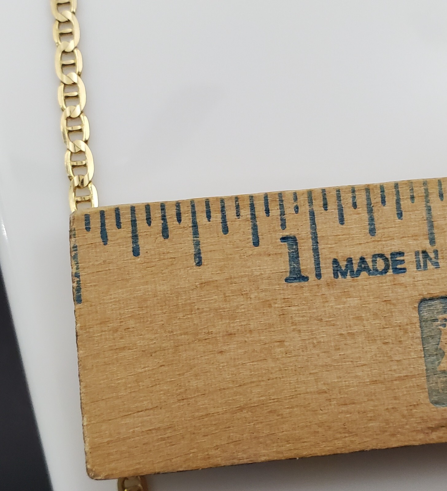 Mariner Link 14k Solid Yellow Gold Beautiful Classic, 20 Inch x 1/8 Inch Chain