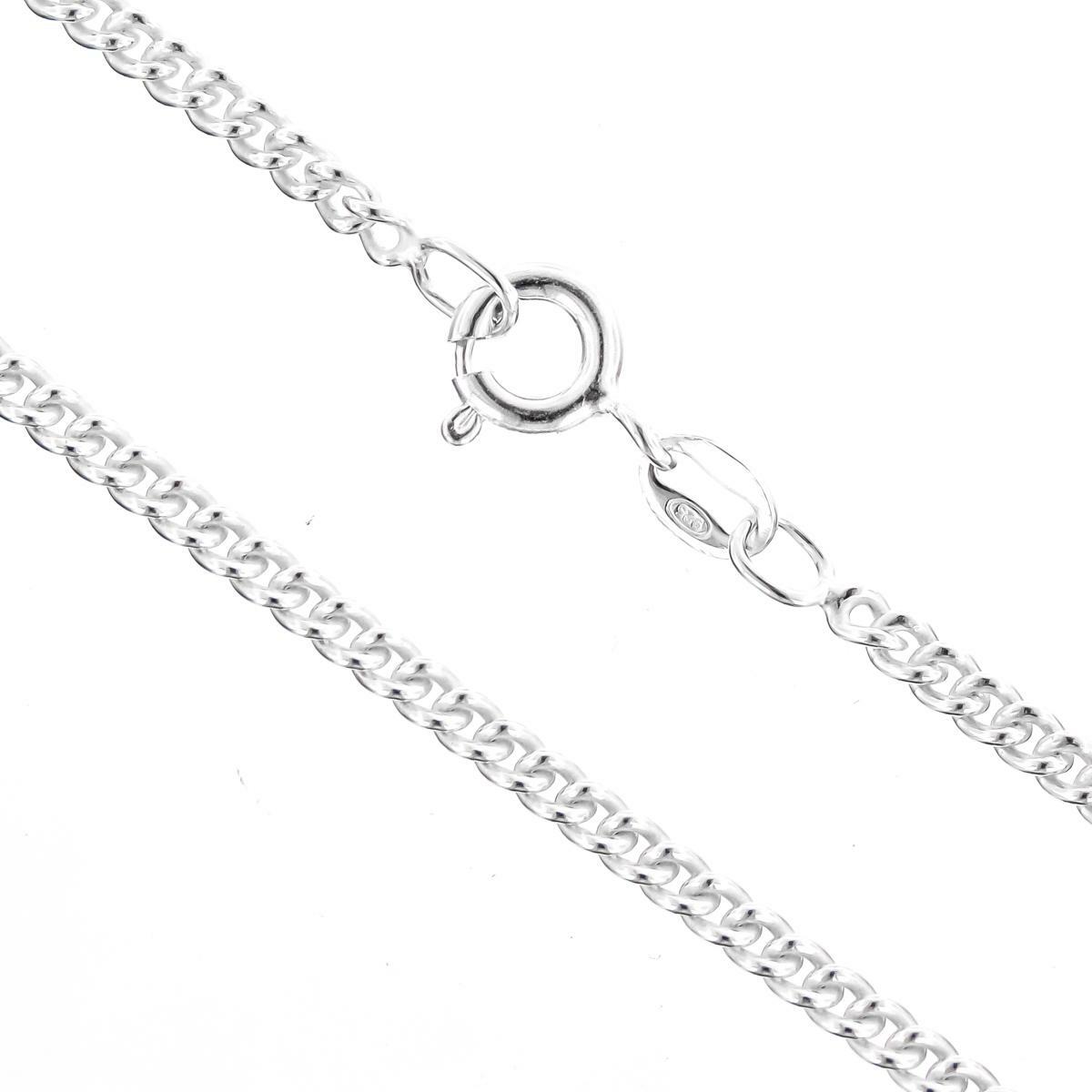 925 Silver Curb Chain 1.4mm Italian Made Sterling Necklace Wholesale Lot, 16-30″