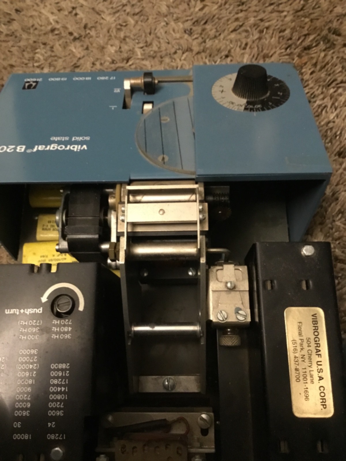 vibrograf b200 sold state none working