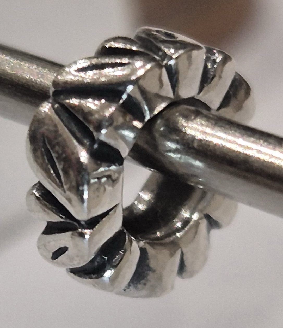 Pandora Leaf Spacer Charm – 790206 Retired Silver Leaf Charm Spacer ALE S925