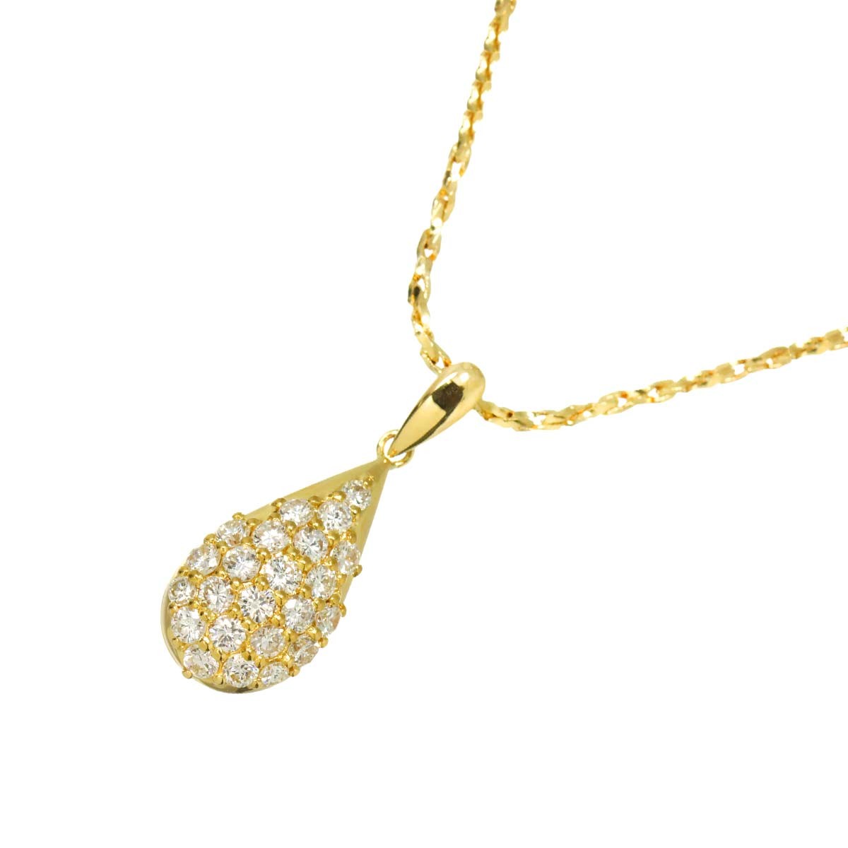 SEIKO Diamond 0.64ct Necklace 18K Yellow Gold 750 90308793