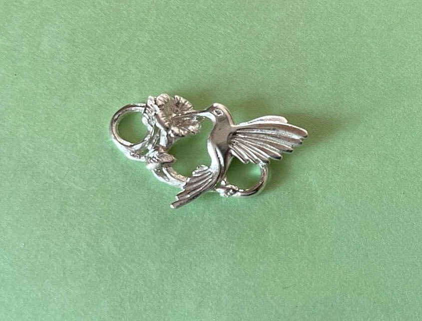 Hummingbird Clasp Sterling Silver 92 New Made in USA MWT convertible bracelet