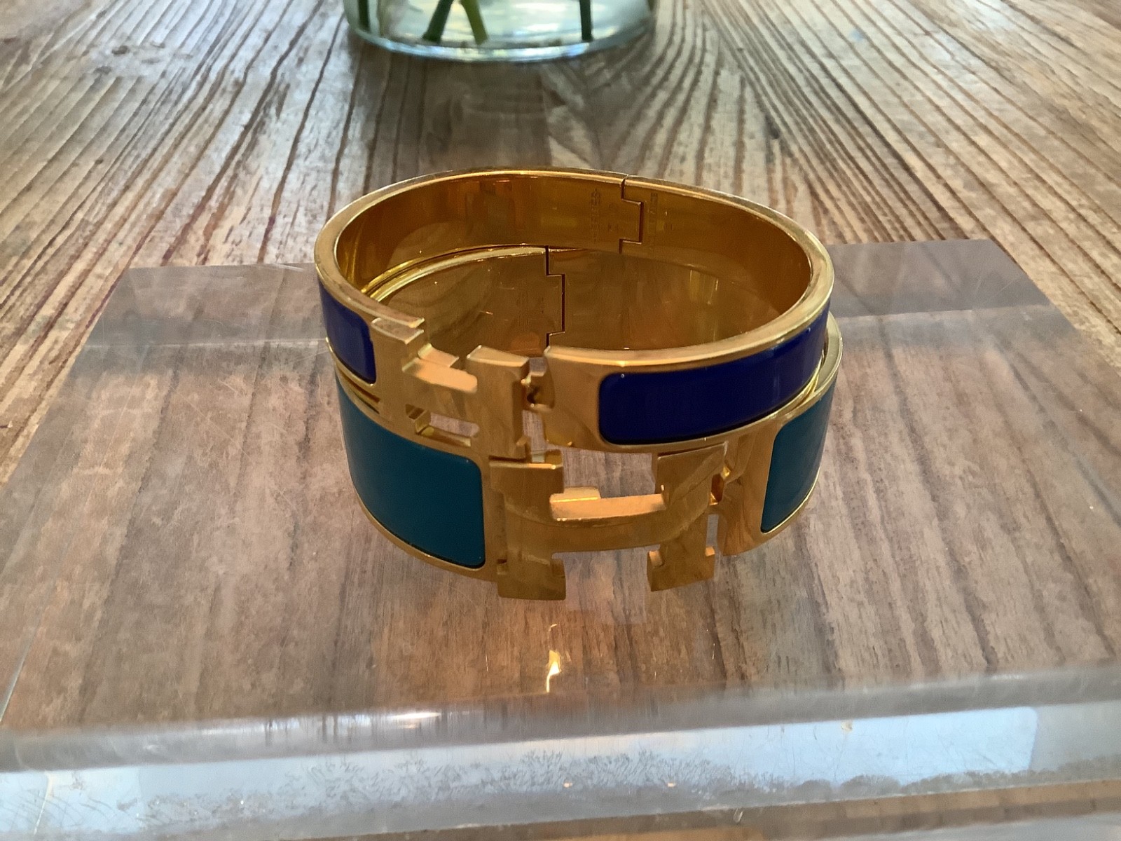 Authentic Hermes click clack SET