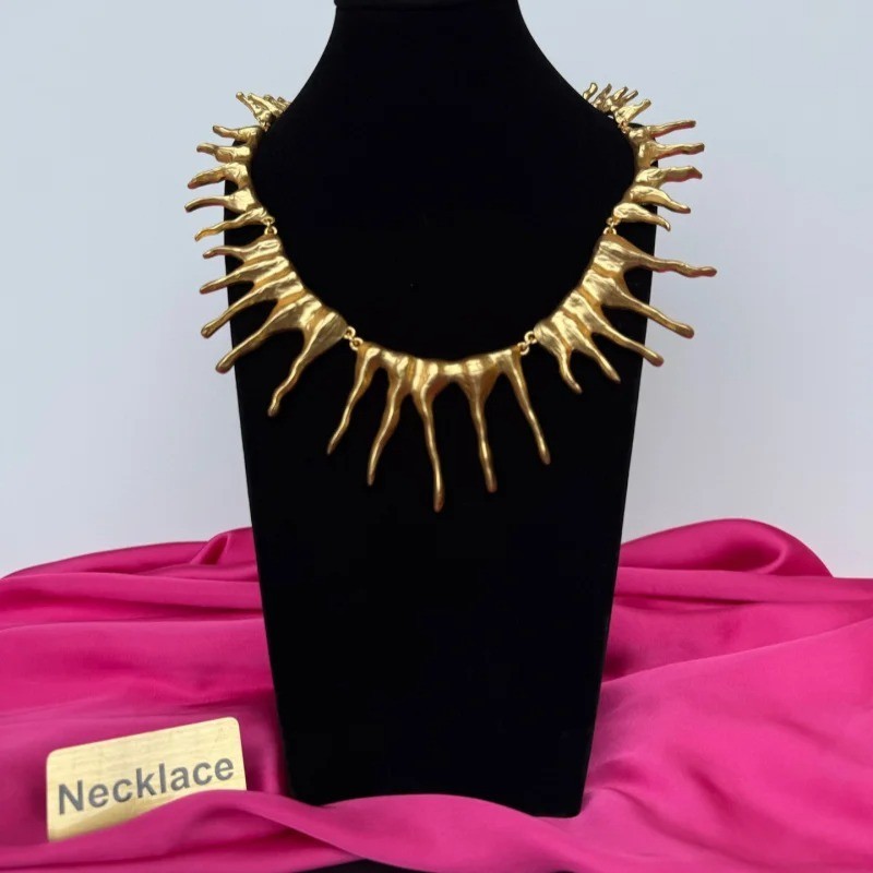 Schiaparelli Abstract Statement Necklace. With Box and Dust Bag.