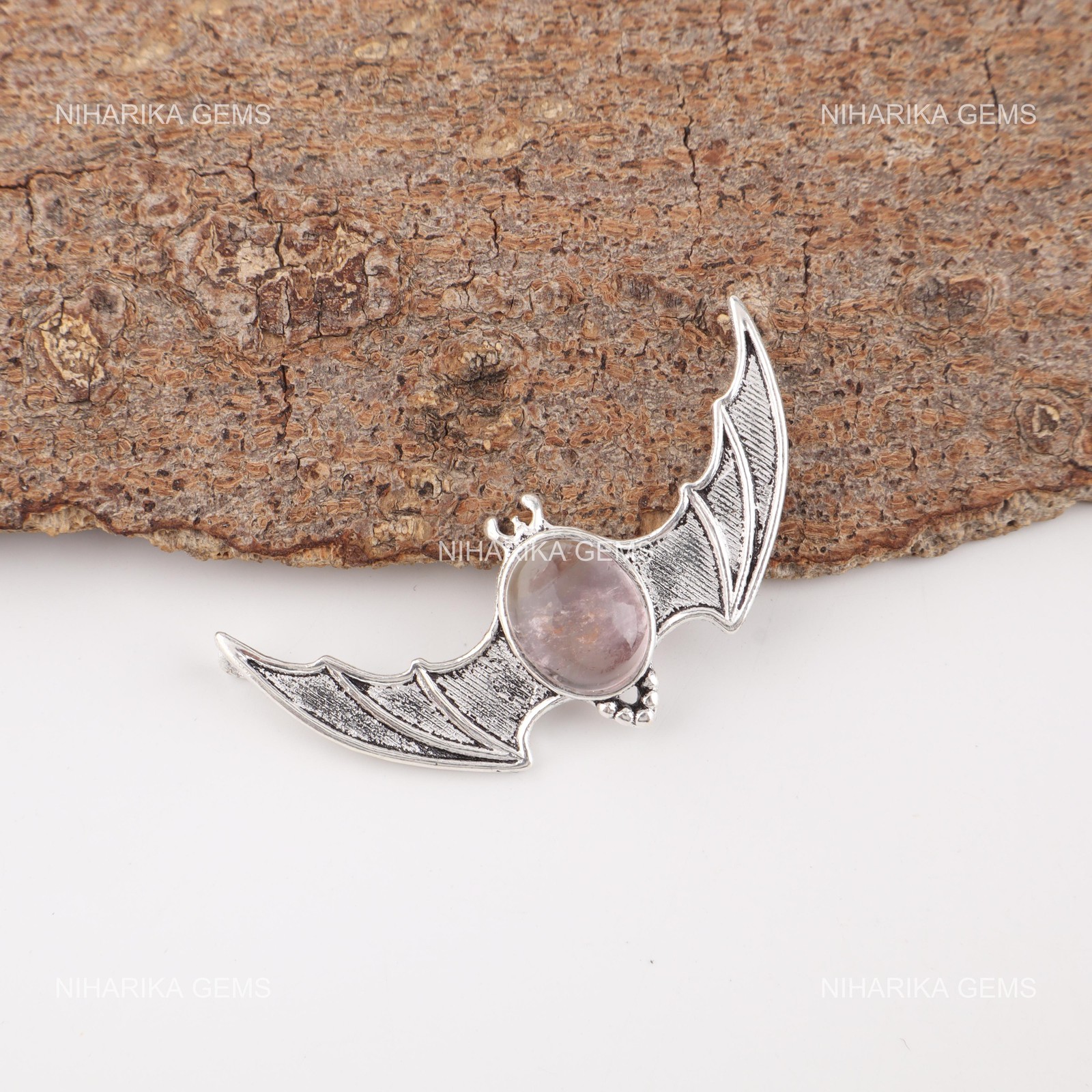 Oval Ametrine Stone Sterling Silver Birthday Anniversary Artisan Pendant Jewelry