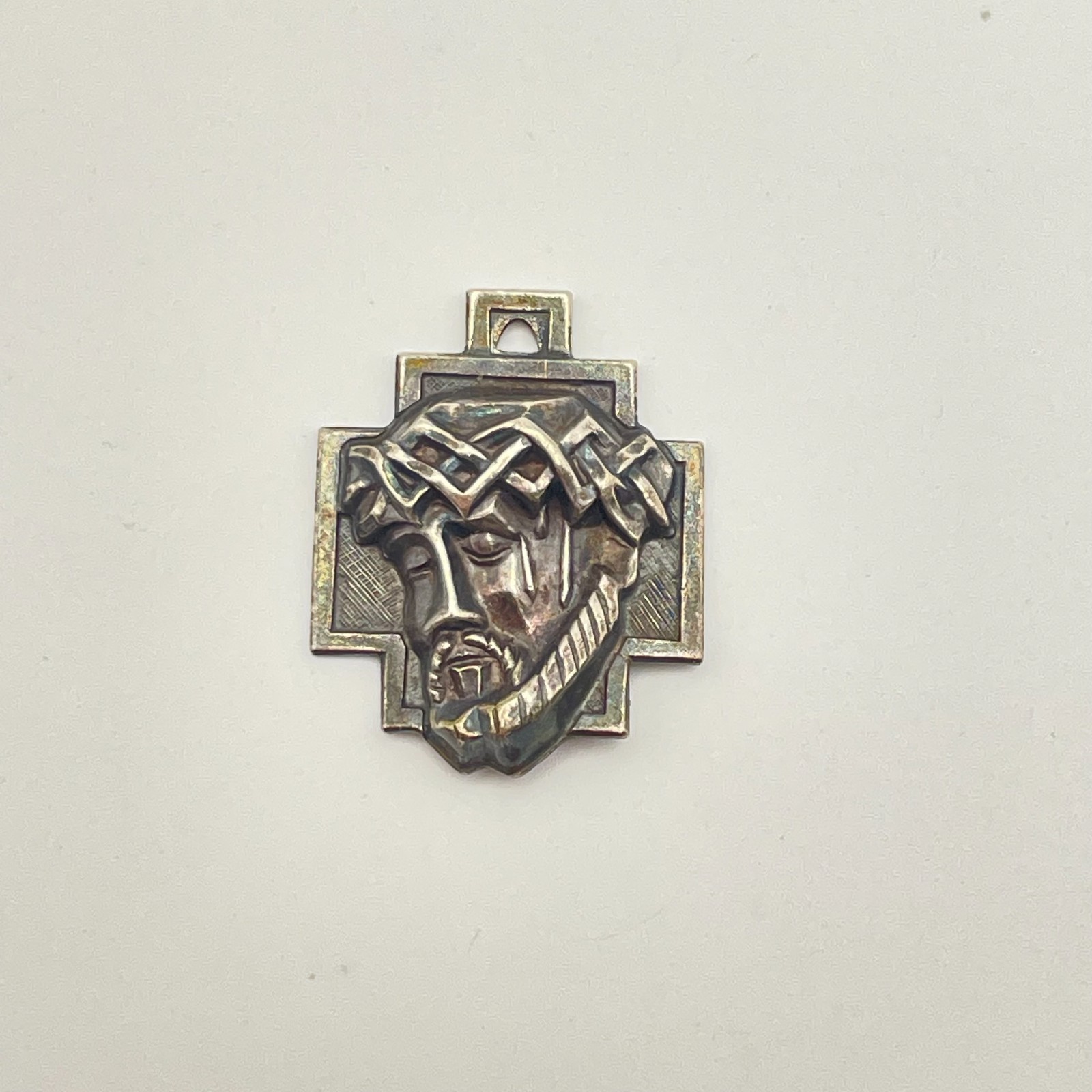 LUMIN STERLING SILVER “JESUS” PENDANT – Slightly Dented as shown in pictures