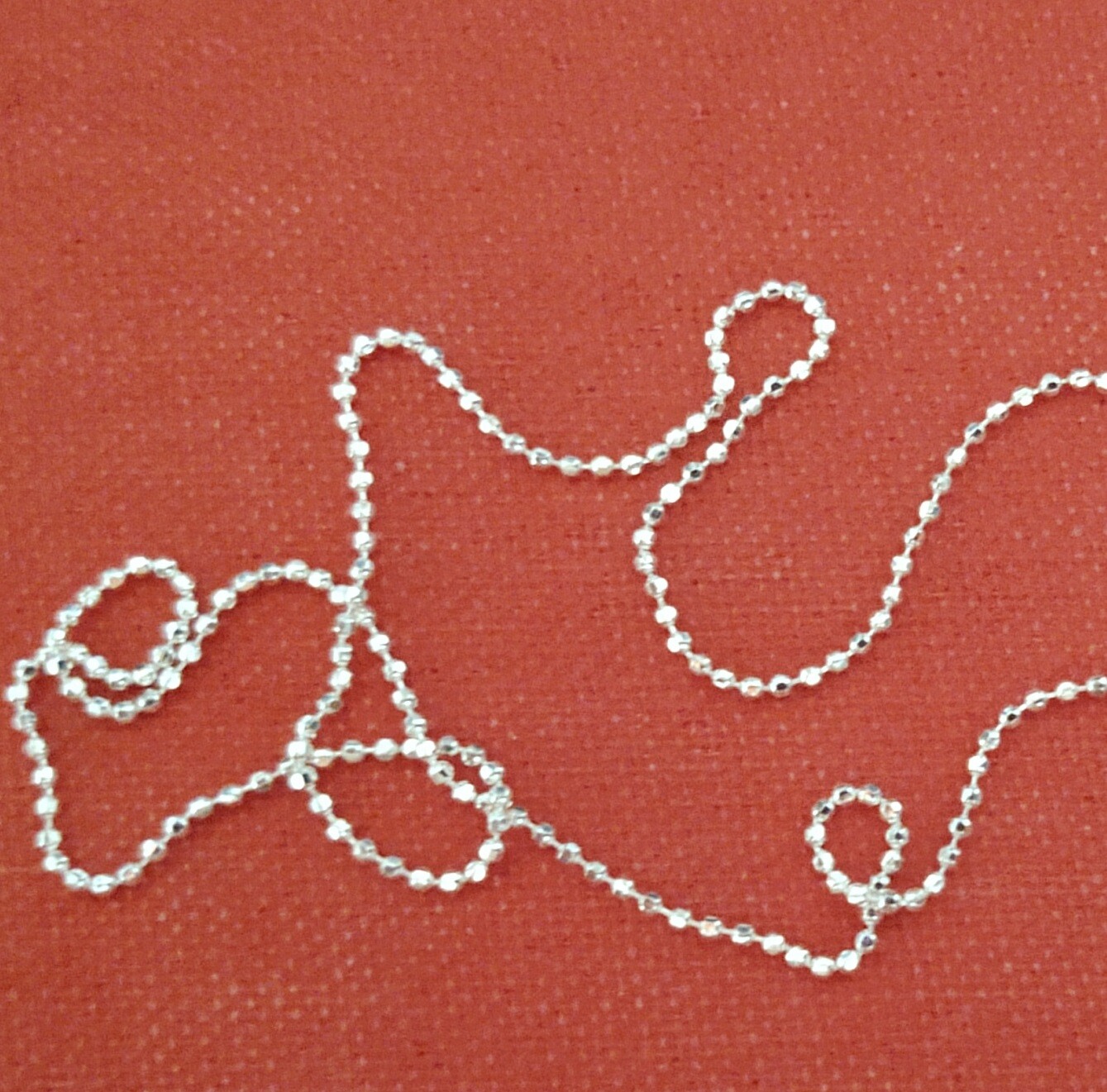 Diamond Cut Bead Chains (1.5mm) 6.5″ to 36″–Sterling Silver–Made in Italy [TE]