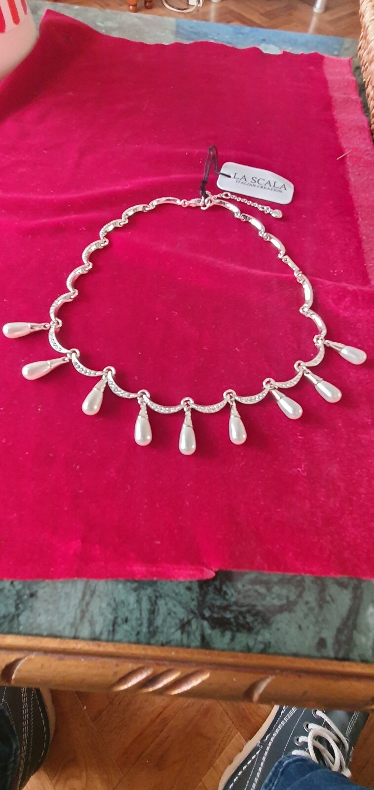 Swarovski Crystal Jewellery set By LA Scala Italian Creation Fabulous Set
