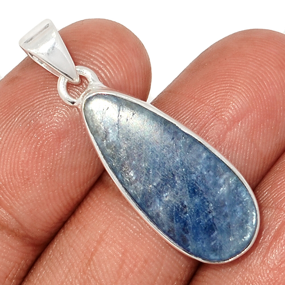Natural Kyanite – Brazil 925 Sterling Silver Pendant Jewelry CP62264
